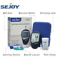 Sejoy Lecteur de Glycémie, Glycomètre, Appareil de Mesure de la Glycémie pour le Diabète