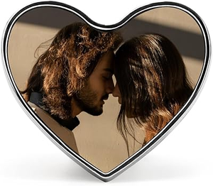 Pins de Solapa de Esmalte Duro de Metal con Diseño de Corazón Personalizado, con Foto, Nombre o Logotipo, para Regalo de Amigos, para Ropa - Product Image 3