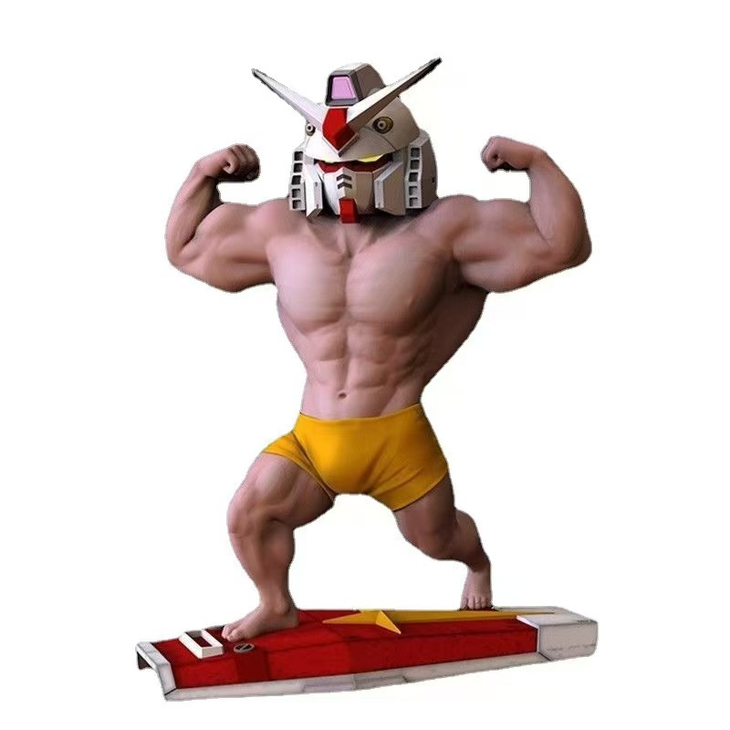 Les muscles sont aussi hauts que le jaune d'origine