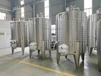 Cuves de fermentation de vin 100L-30000L Équipement viticole Usine de fabrication 500L 1000L 2000L 5000L 3000L