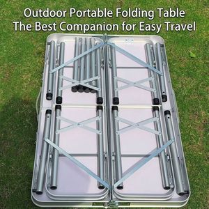 Ensemble de <span class=keywords><strong>table</strong></span> et chaises de <span class=keywords><strong>camping</strong></span> portables en aluminium léger et robuste, 1 <span class=keywords><strong>table</strong></span> et 2 chaises pliantes, style <span class=keywords><strong>valise</strong></span> - Product Image 2