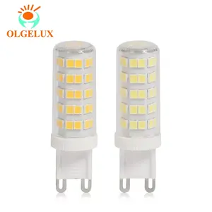 Светодиодная лампа G9, керамический корпус лампы G9, светодиодная лампа, китайская фабрика может заменить галогенные лампы 40 Вт