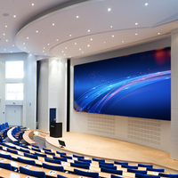 Écran de studio TV LED de scène intérieure HD P4 P3.076 Panneau mural vidéo LED d'intérieur haute définition