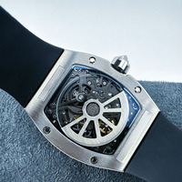 Montre mécanique automatique ultra-fine pour homme de haute qualité, boîtier en titane tonneau 67-01, montre de sport de luxe