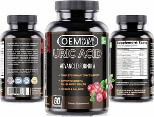 Cápsulas de vitaminas de ácido úrico Limpieza de hierbas Soporte articular Recuperación muscular Suplemento de soporte renal - Product Image 3