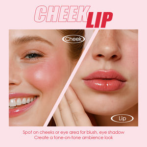 8 colores espejo hidratante de larga duración labios pouty vegano Natural alto pigmento sólido gelatina brillo labial bálsamo labial al por mayor personalizado - Product Image 2