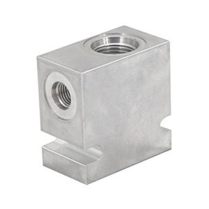 Bloc de vanne solénoïde hydraulique 08S-2 à deux voies avec insert fileté, corps en aluminium - Product Image 3