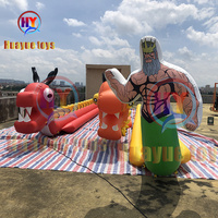 Bateau Dragon Gonflable Huayue pour 10 à 18 Personnes, Bateau Banane Remorquable Commercial à Double Voie
