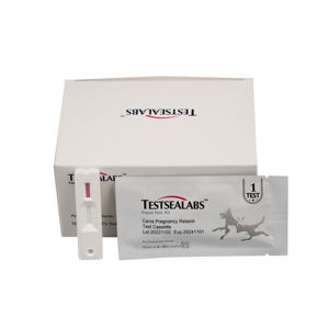 Testsealabs Animal VeterinaryEmbarazo Kit de prueba rápida Canino RLN Kit de prueba Tira Kit de prueba de embarazo para perro - Product Image 4