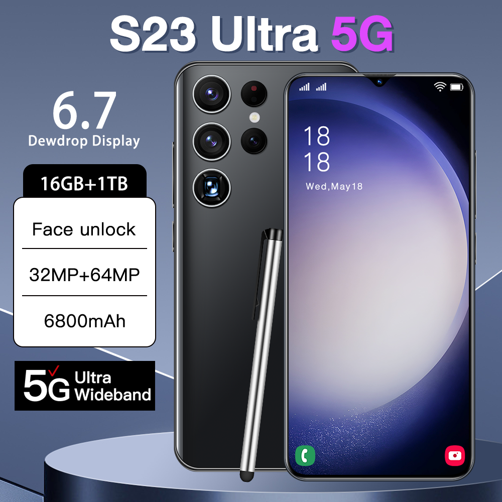 OP-S23 Ultra 5G N10+ - 16gb+1tb, 7.2-Inch MTK6889 Android 12