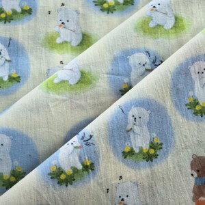 Tissu imprimé 100 % coton à petits motifs floraux et à carreaux pour projets de <span class=keywords><strong>couture</strong></span> DIY, matériau de quilting, fournitures textiles - Product Image 2