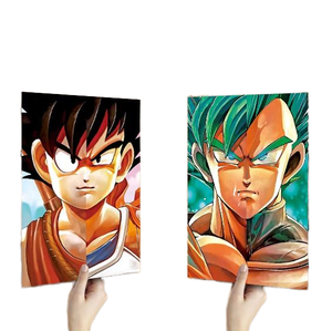 Poster Anime 3D Lenticolari Personalizzati all'Ingrosso - Stampa su Plastica di <span class=keywords><strong>Iron</strong></span> <span class=keywords><strong>Man</strong></span> e Spiderman <span class=keywords><strong>Marvel</strong></span> - Product Image 1