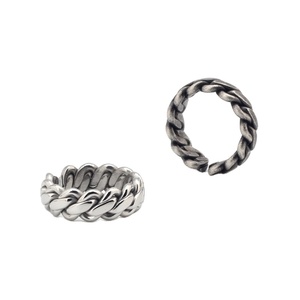 Craft Wolf 2026 Joyería <span class=keywords><strong>Fina</strong></span> de Moda <span class=keywords><strong>para</strong></span> Mujer y Hombre, Anillo de Cadena Cubana Delicado de Acero Inoxidable Chapado en Oro y Plata, Fábrica de Joyería - Product Image 1