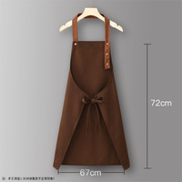 Tablier de cuisine réutilisable robuste avec logo personnalisé, imperméable, résistant à l'huile, sans manches, en toile, pour l'été, pour la maison, pour hommes