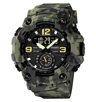 Montre Homme Économique Skmei 1637 Sport Analogique-Numérique en Plastique Étanche 50m