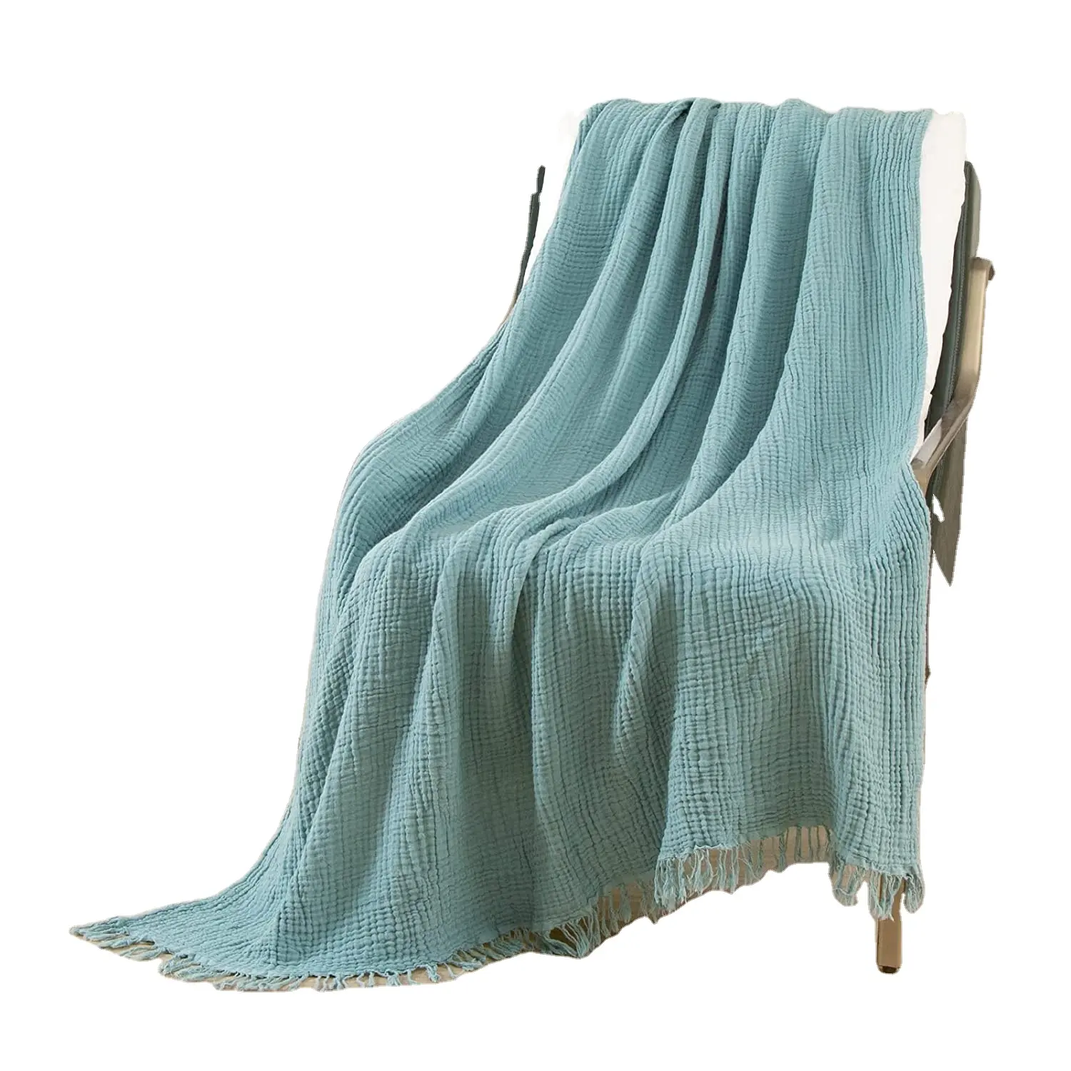 มัสลินผ้าห่มออกแบบที่กำหนดเองผ้าฝ้ายนุ่มเด็กแรกเกิดห่อทารกมัสลินผ้าห่ม