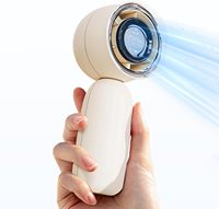 Nouvelle turbine à grande vitesse ventilateur d'affichage numérique portable Camping violent sèche-cheveux extérieur Mini ventilateur de charge à énergie éolienne élevée