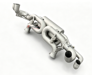 Sandblasted Titanium Alloy Valvetronic Exhaust System for Lamborghini Huracan LP580 LP600 LP610 5.2 Tuning Catback Exhaust Pipe - Product Image 2