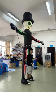 Bộ xương trang phục quái vật sọ con rối bộ xương người Mô hình đầu diễu hành trang phục <span class=keywords><strong>Inflatable</strong></span> cho hiệu suất - Product Image 3