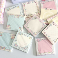 Onglets autocollants Kawaii Chiot sans adhésif, inscriptibles, marque-pages, bloc-notes, pour journal, papeterie DIY, notes autocollantes pour carnet