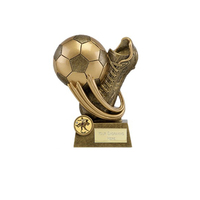 Trophée de football personnalisé WeiVista, fait main et peint à la main, figurines en résine, médailles et plaques haut de gamme avec graphiques imprimés UV