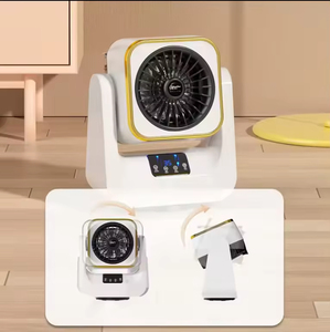 1500W PTC Fan <b>Heater</b> Digital Display Adjustable Thermostat Remote Control Desktop Energy Class a Low Noise EU Home Use - Product Image 1