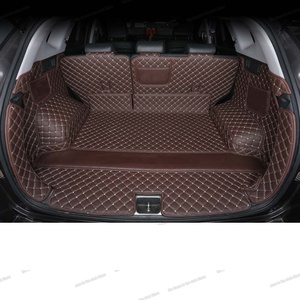 Esteras de cuero para maletero de coche para <span class=keywords><strong>Hyundai</strong></span> <span class=keywords><strong>Tucson</strong></span> 2020 2021 2022 nx4 maletero trasero asiento interior cubierta de forro de carga estilo <span class=keywords><strong>2023</strong></span> 2024 2025 - Product Image 2