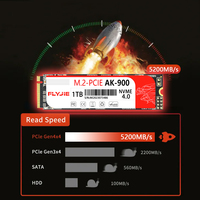 كمبيوتر محمول جديد بشعار مخصص Flyjie داخلي M.2 NVMe PCIe Gen4 SSD GB-2 TLC Flash