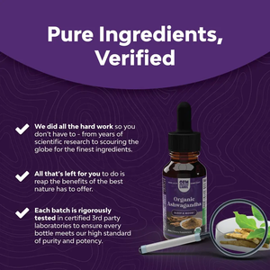 Biochealth - Suplemento Herbal Vegano de Marca Propia para el Alivio del Estrés y un Sueño Reparador, Favorece el Estado de Ánimo, Gotas Líquidas de <span class=keywords><strong>Ashwagandha</strong></span> - Product Image 6