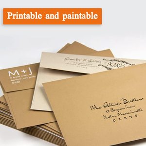 Bán Buôn Nâu Kraft Giấy Phong Bì Tự Niêm Phong Dính Thư Kích Thước Danh Mục Envelpe Cho Vận Chuyển Gửi Thư Đám Cưới Lời Mời - Product Image 4