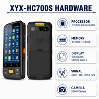 Escáner de Código de Barras PDA Android 12 Directo de Fábrica, IP65, 5 Pulgadas, para Comercio Electrónico, Logística, Venta al por Mayor, Dispositivo Portátil Resistente