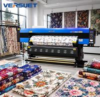 Printer Sublimasi Otomatis VERSIJET 1.9m Baru dengan 4 Head Print I3200 untuk Industri