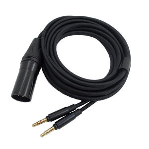 Kabel Audio pengganti untuk Headset Beyerdynamic T1 generasi ke-2 3nd T5 6.35 hingga 3.5mm L R 1.5M konektor XLR - Product Image 6