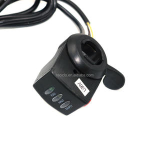 Accélérateur de vitesse pour vélo électrique 24V/36V/48V, accélérateur à <span class=keywords><strong>pouce</strong></span> Wuxing avec indicateur de puissance, accessoires pour vélo électrique - Product Image 5