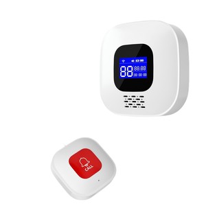 Tuya Wifi SOS botón personas mayores botones de <span class=keywords><strong>emergencia</strong></span> receptor de <span class=keywords><strong>ancianos</strong></span> llamada de paciente campana botón inalámbrico sistema cuidador pager - Product Image 1