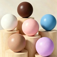 Ballon de Pilates en PVC épais de 300 g, 9,8 pouces, anti-éclatement, antidérapant, pour la remise en forme, la physiothérapie, les exercices de renforcement du tronc et les étirements