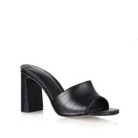 DB Croc Emboss Élégant Design Moderne Bloc Talon Simple Slip-on Style Femmes Chaussures