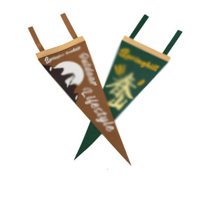 Décorations de Noël de taille personnalisée-Drapeau extérieur en feutre à motifs - Product Image 5