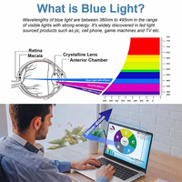 New 2026 Anti Blue Light Filter for Universal 14 Inch 4:3 Notebook Used for Home & Office Reduce Eye Strain Screen Protector