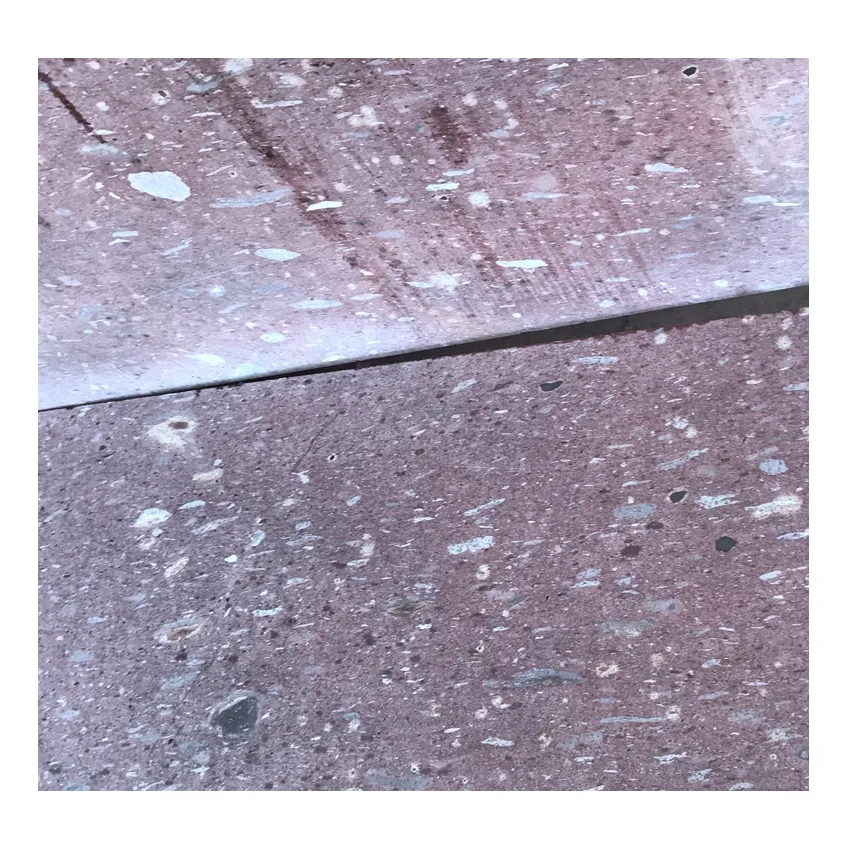 סיטונאי מחיר סיני מחצבה Flamed טבעי סגול פורפיר גרניט Porfido אבן רצף לוחות חיצוני