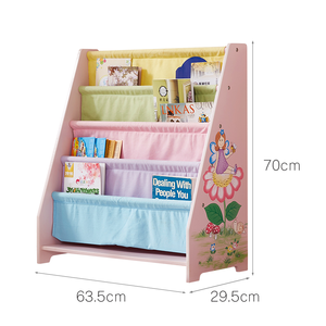 Montessori Furniture Bookshelf Storage Assembly Kids Book Rack <strong>Nursery</strong> Bookshelf Wood Book Shelf Organizer <strong>Bookcase</strong> - Product Image 3