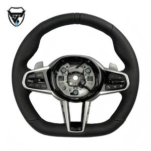 Volant en cuir modifié HJX Black Series pour BMW M8 8 7 X7 6 <span class=keywords><strong>GT</strong></span> X6 M5 5 X5 X4 X3 F10 E70 E90 ZC-I7-P101 - Product Image 1