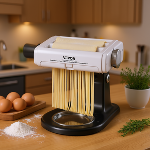 Accesorio para pasta 3 en 1 KitchenAid de acero inoxidable para batidora de pedestal, con 8 ajustes de grosor, máquina para hacer pasta, rodillo para láminas de pasta - Product Image 2