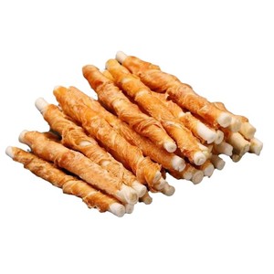 Barra de Masticar para Perros, con Sabor a Pollo, Pato y Carne de Res, Envuelta en Piel, Juguete Duradero para Limpiar los Dientes, para Cachorros Teddy y Corgi - Product Image 3