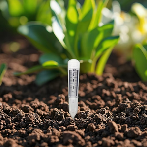 Casing plastik PS kustom meteran Pin pengukur hujan dan termometer Silo gandum dengan Logo tercetak pada papan skala - Product Image 6