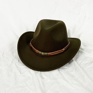 Blaze <span class=keywords><strong>Crushable</strong></span> keçe <span class=keywords><strong>Stetson</strong></span> turuncu kovboy şapkası partiler için çok yönlü iş rahat ve açık sahneler - Product Image 2