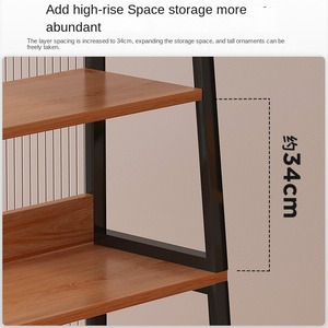 Étagère en bois multicouche pour supermarché Étagère de présentation sur pied avec porte pour le rangement de la maison et des dépanneurs - Product Image 2