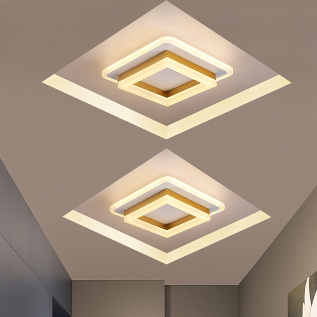 Modern Nordic Light Fixtures Pop Square Acrylic Lamp Ceiling Home Decoration Hallway Corridor Led Ceiling Light · image 2