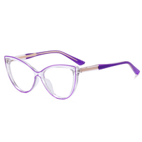 Montura de Gafas Unisex con Diseño de Gato, Moderna, para Lectura en Computadora, Alta Calidad, Venta Caliente, Venta al por Mayor de Fábrica, Patrón Óptico Regular