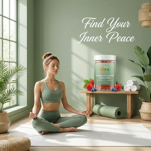 Factory Ashwagandha Gummies Promote Relaxation and Sleep Support 600mg Natural Herbal Extract Dietary Gummies - Product Image 4